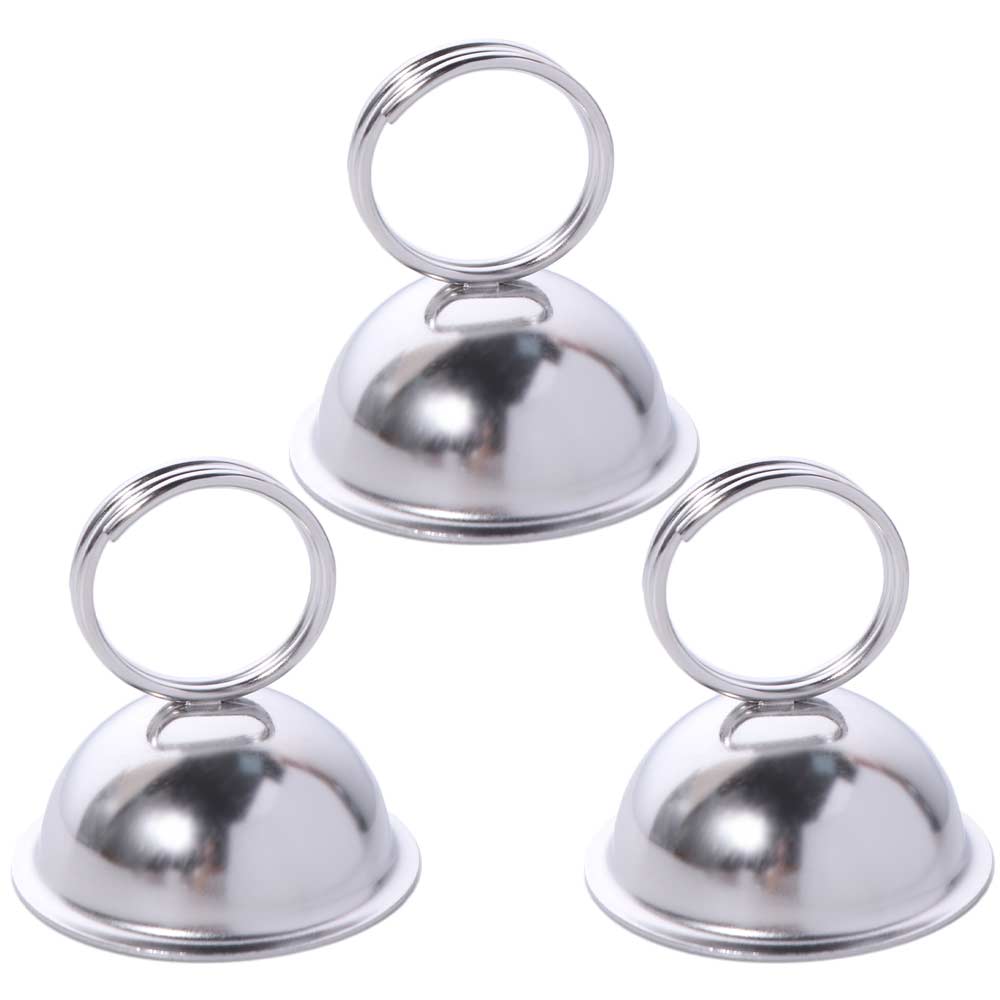 Graded Card Display - 3pcs Silver Stainless Steel Card Holder
