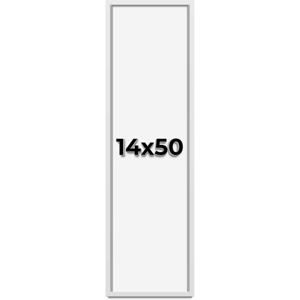 Display Case Acrylic - 14x50 Solid Wood Display Case with