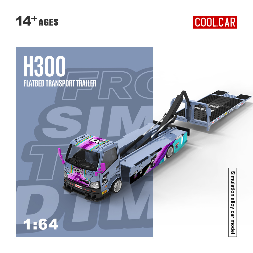 Die Cast Car 1 64 - *Pre-order*Cool Car 1:64 H300 Flatbed Transport