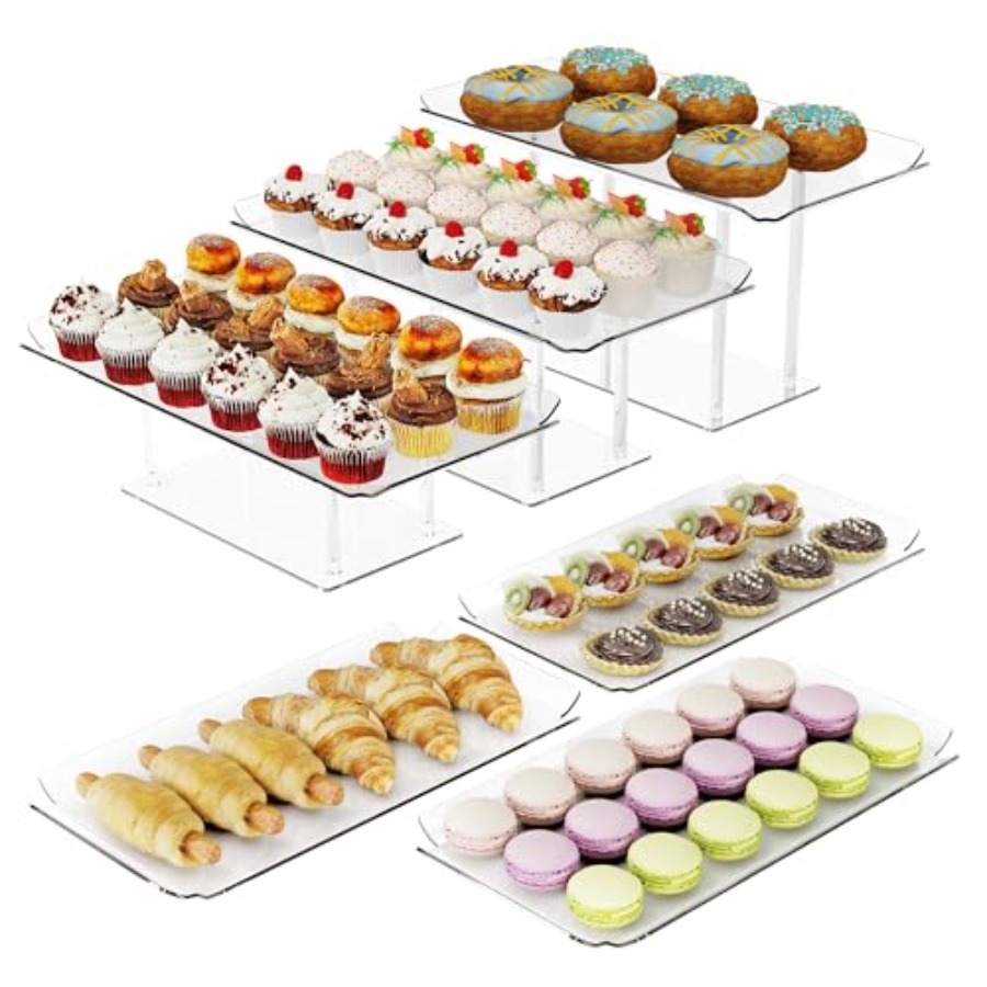 6 Pack Dessert Table Display S – Display Risers Set Bewertung und Preis