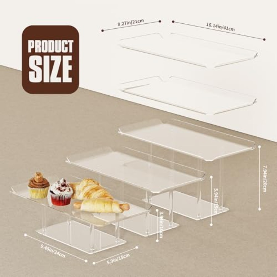 6 Pack Dessert Table Display S – Display Risers Set Bewertung und Preis