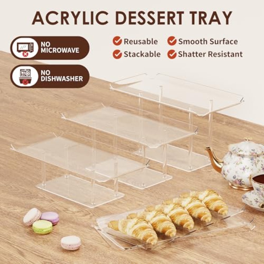 6 Pack Dessert Table Display S – Display Risers Set Bewertung und Preis
