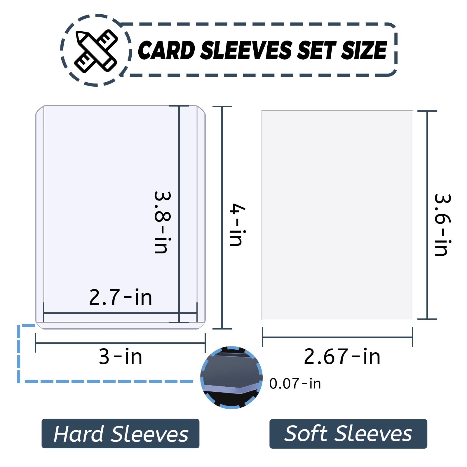 100-300pcs Card Sleeves Hard S – Card Penny Sleeve Bewertung und Preis