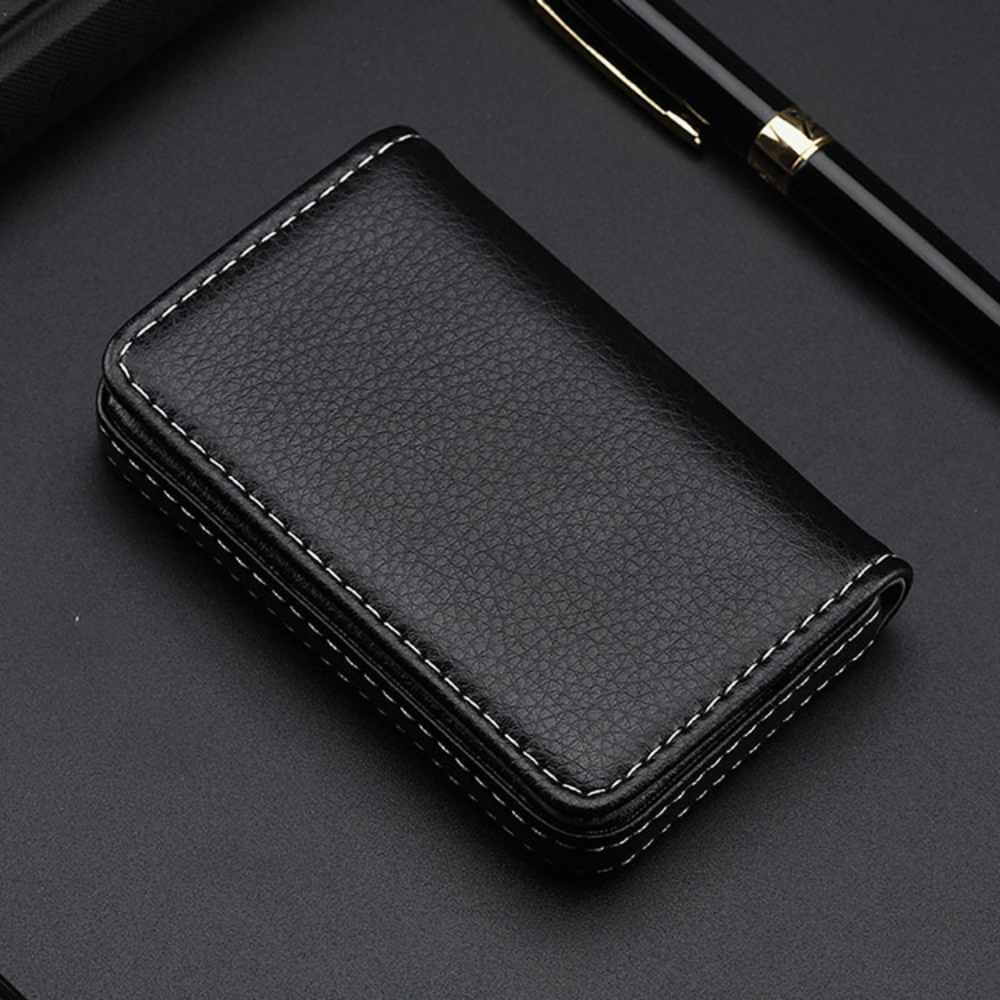Sized Stitched PU Leather Cred – Card Top Loader Bewertung und Preis