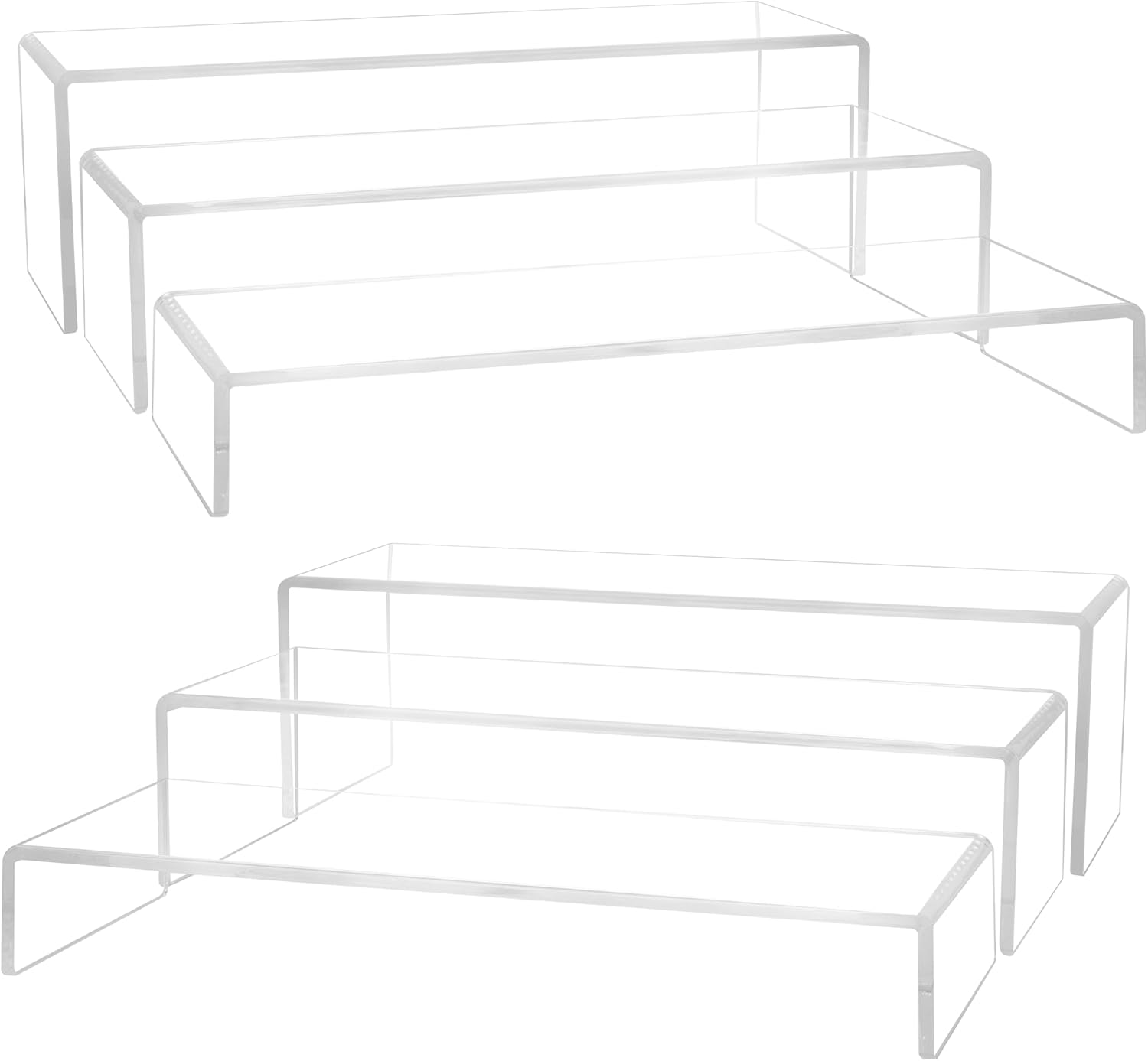 Acrylic Display Risers, 2 Set  – Display Risers Set Bewertung und Preis