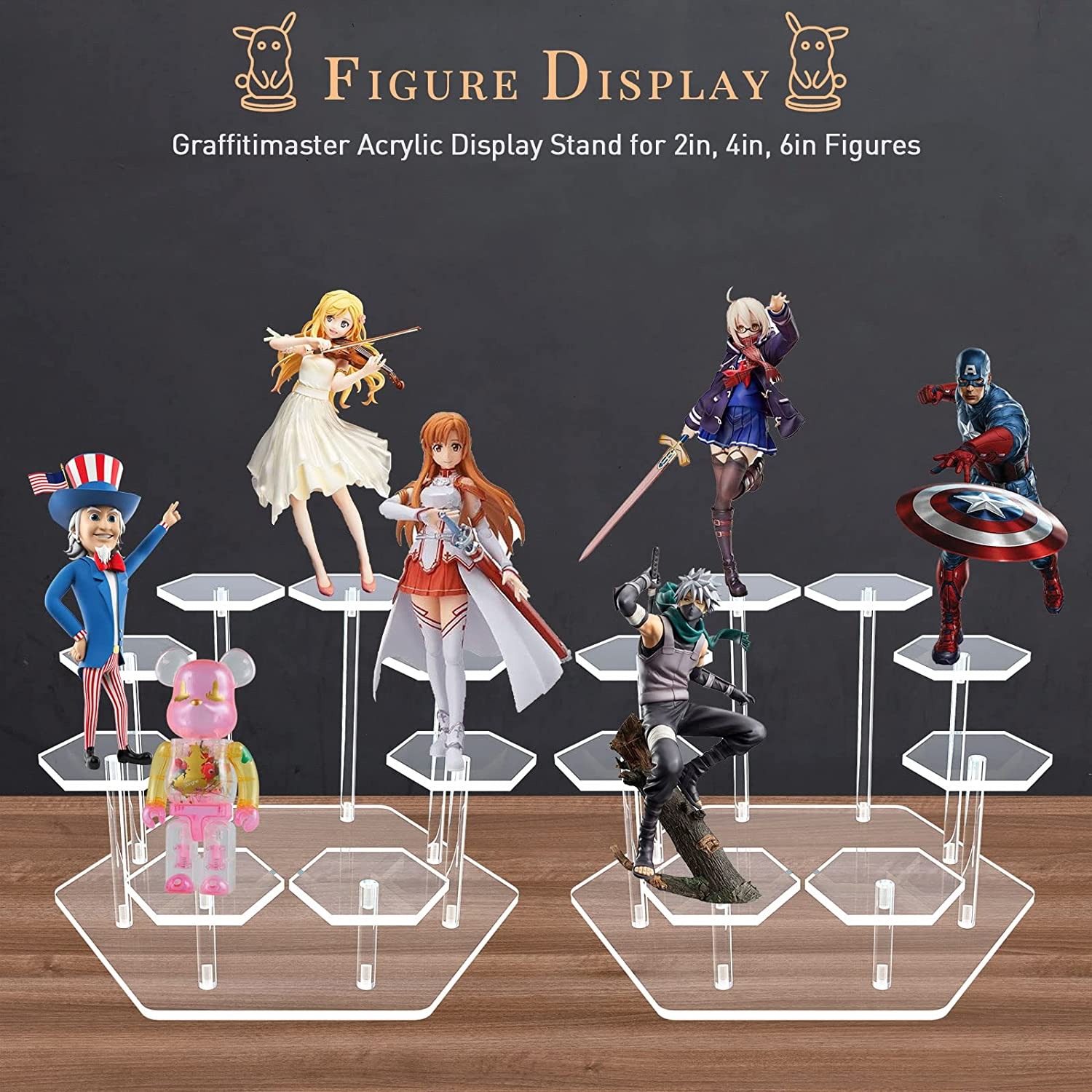 8/9 Tier Acrylic Display Stand – Display Risers Set Bewertung und Preis