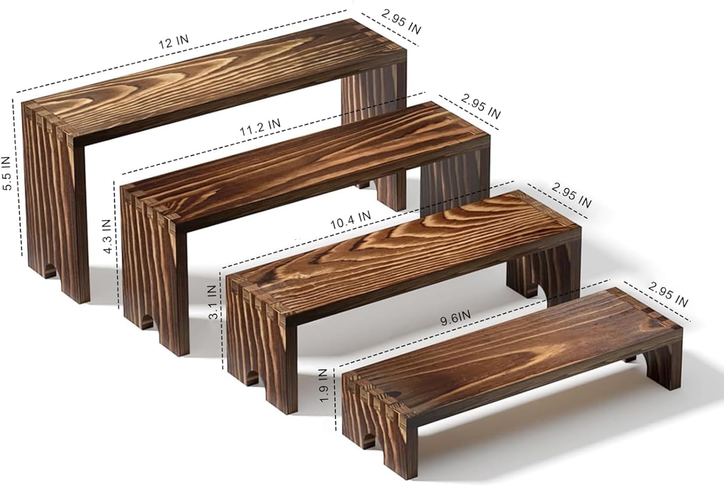 2 Tier Wooden Cupcake Stand Se – Display Risers Set Bewertung und Preis
