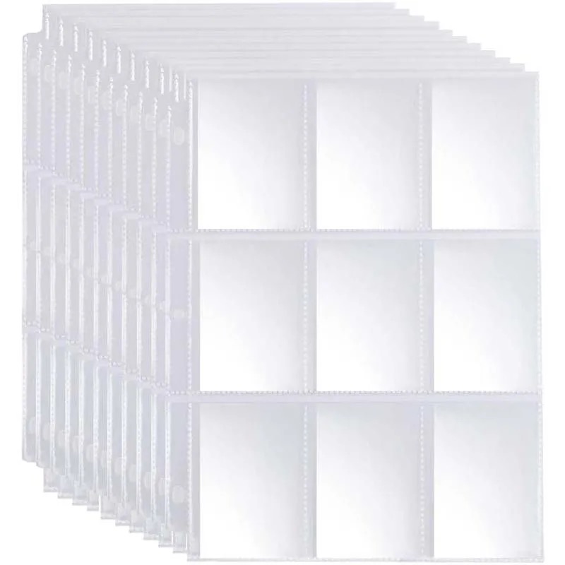 50pcs 9 Pocket Trading Gaming  – Trading Card Binder Bewertung und Preis