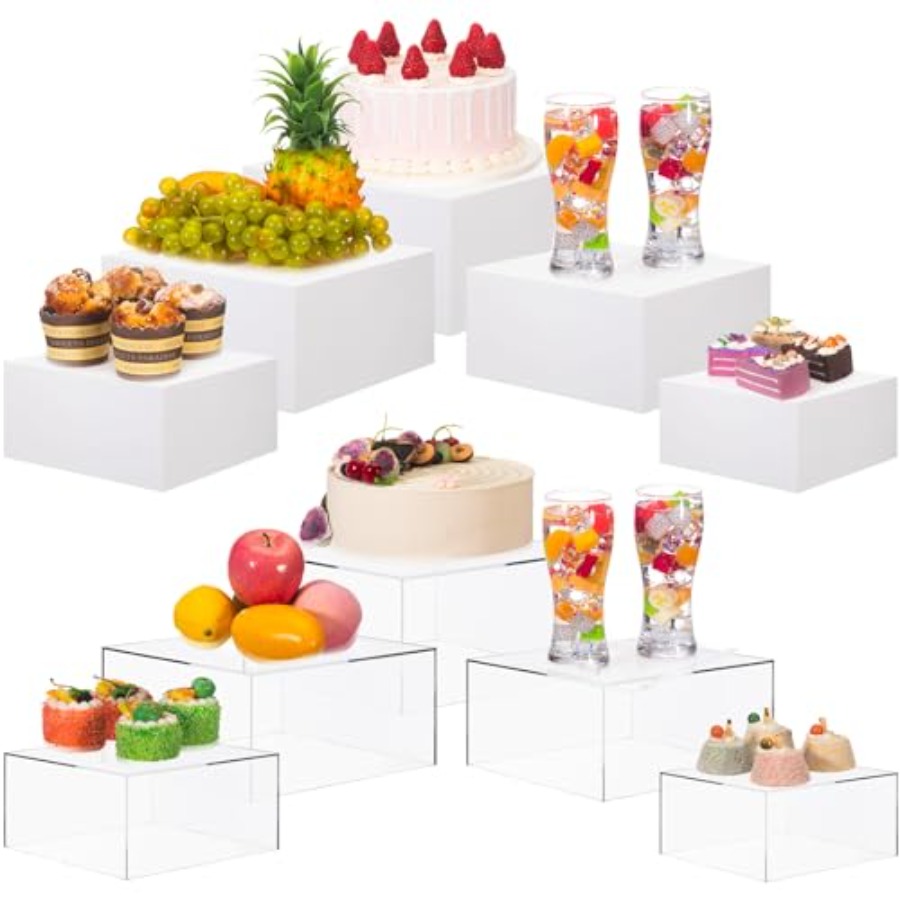 Buffet Risers Set of 10 Acryli – Display Risers Set Bewertung und Preis