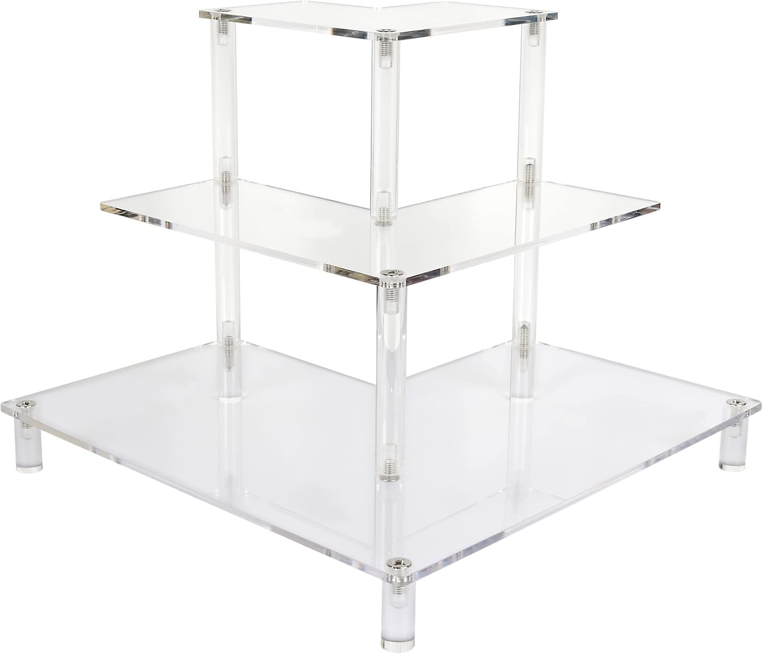 3 Tier Acrylic Display Riser,  – Pop Display Shelf Bewertung und Preis