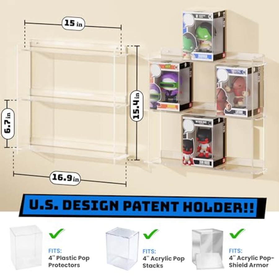 Wall Display Shelves Compatibl – Pop Display Shelf Bewertung und Preis