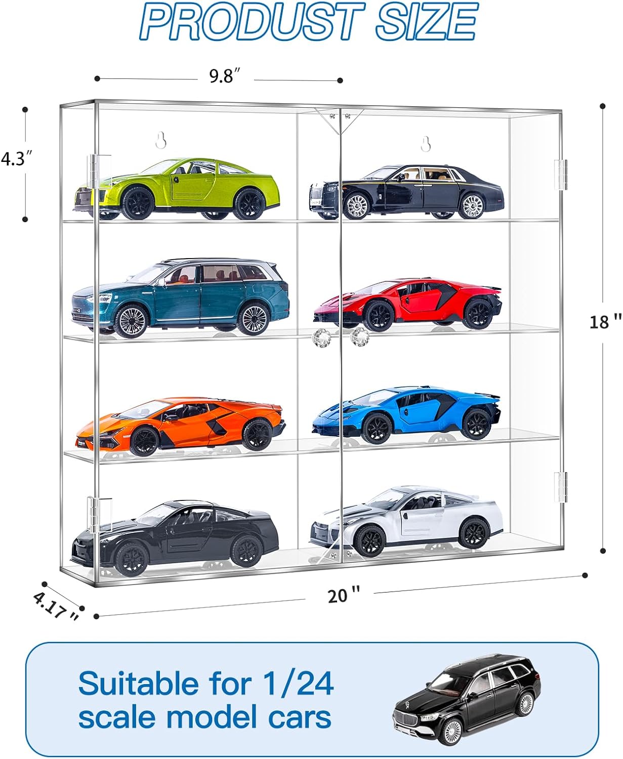 Acrylic Display Case for 1/24  – Display Case Acrylic Bewertung und Preis