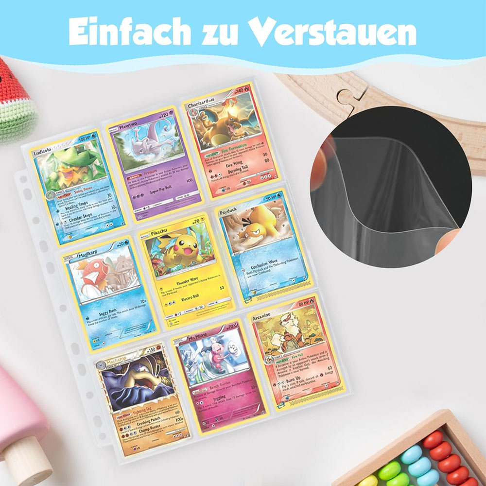 90 pockets trading card sleeve – Trading Card Binder Bewertung und Preis