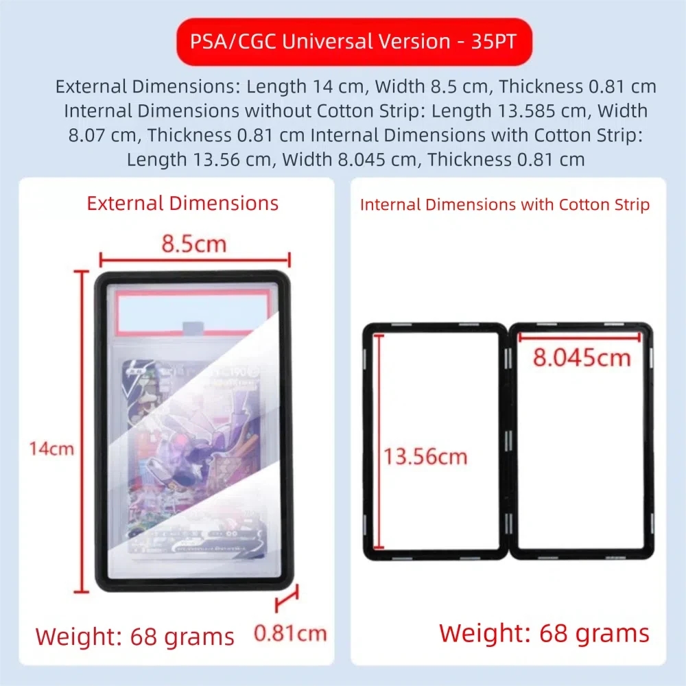Aluminium Frame PSA/CGC Graded – Graded Card Display Bewertung und Preis