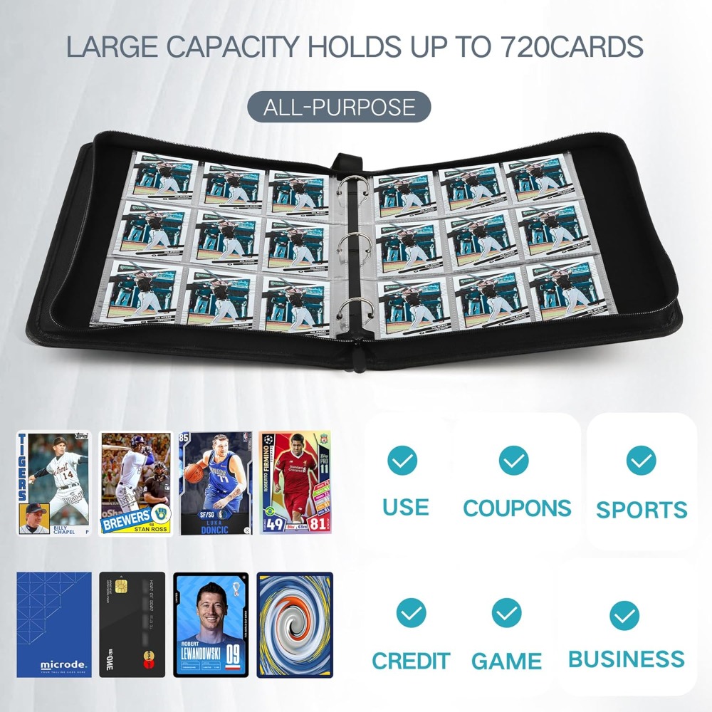 Premium 720 Double Sided Pocke – Trading Card Binder Bewertung und Preis