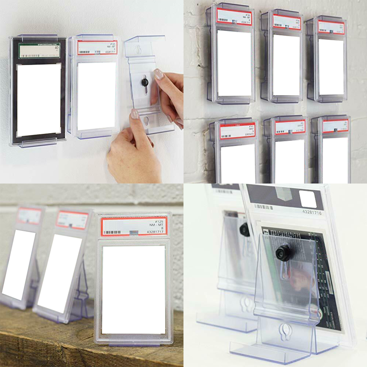 Wall Mount Tabletop Trading Ca – Graded Card Display Bewertung und Preis