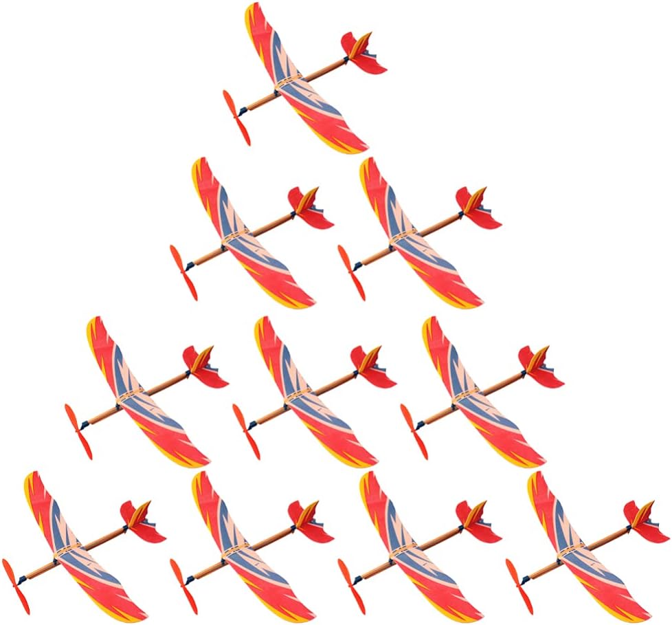 5/10Pcs Rubber Band Powered Ai – Model Airplane Plastic Bewertung und Preis