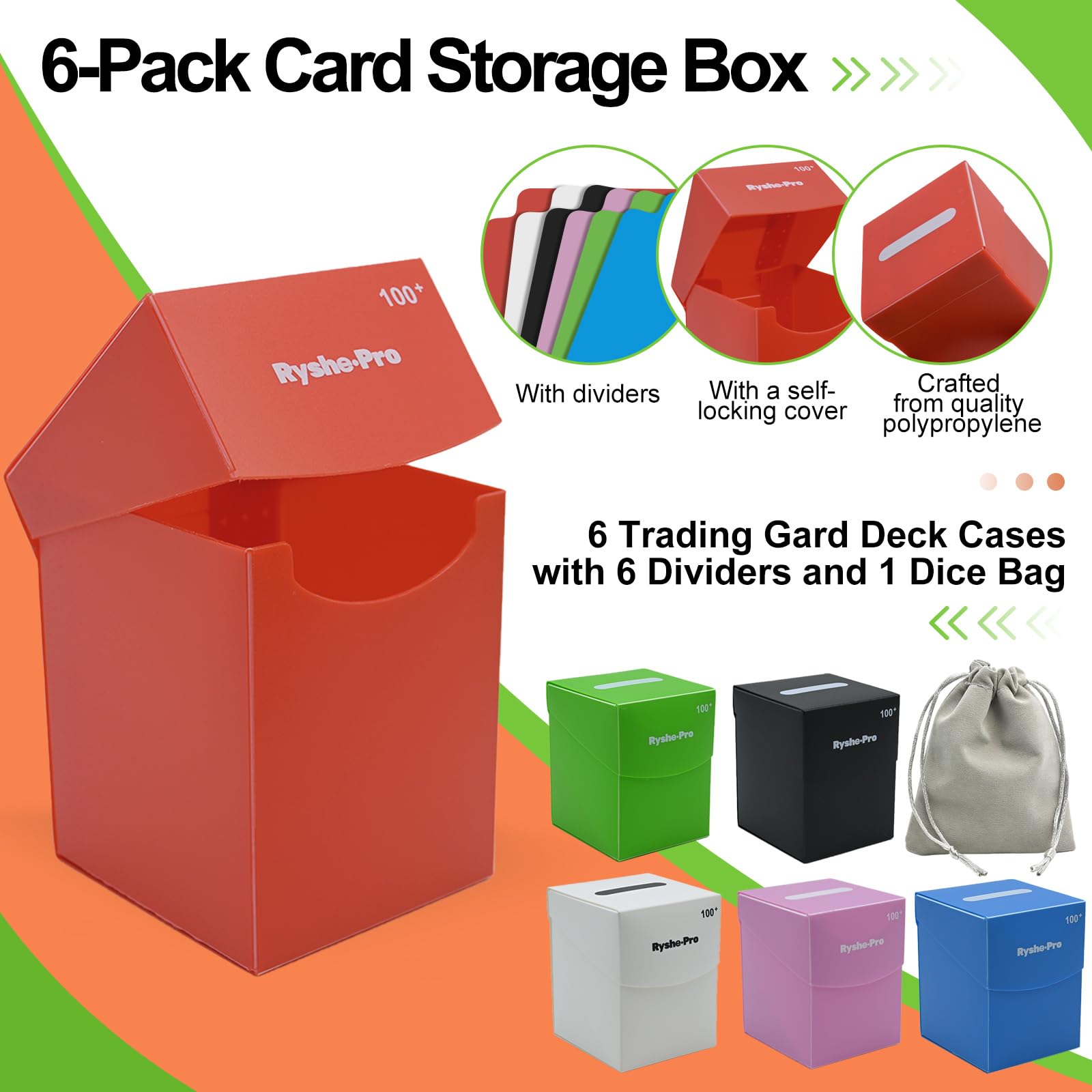 TCG Deck Box for 100+ Cards Co – Trading Card Binder Bewertung und Preis