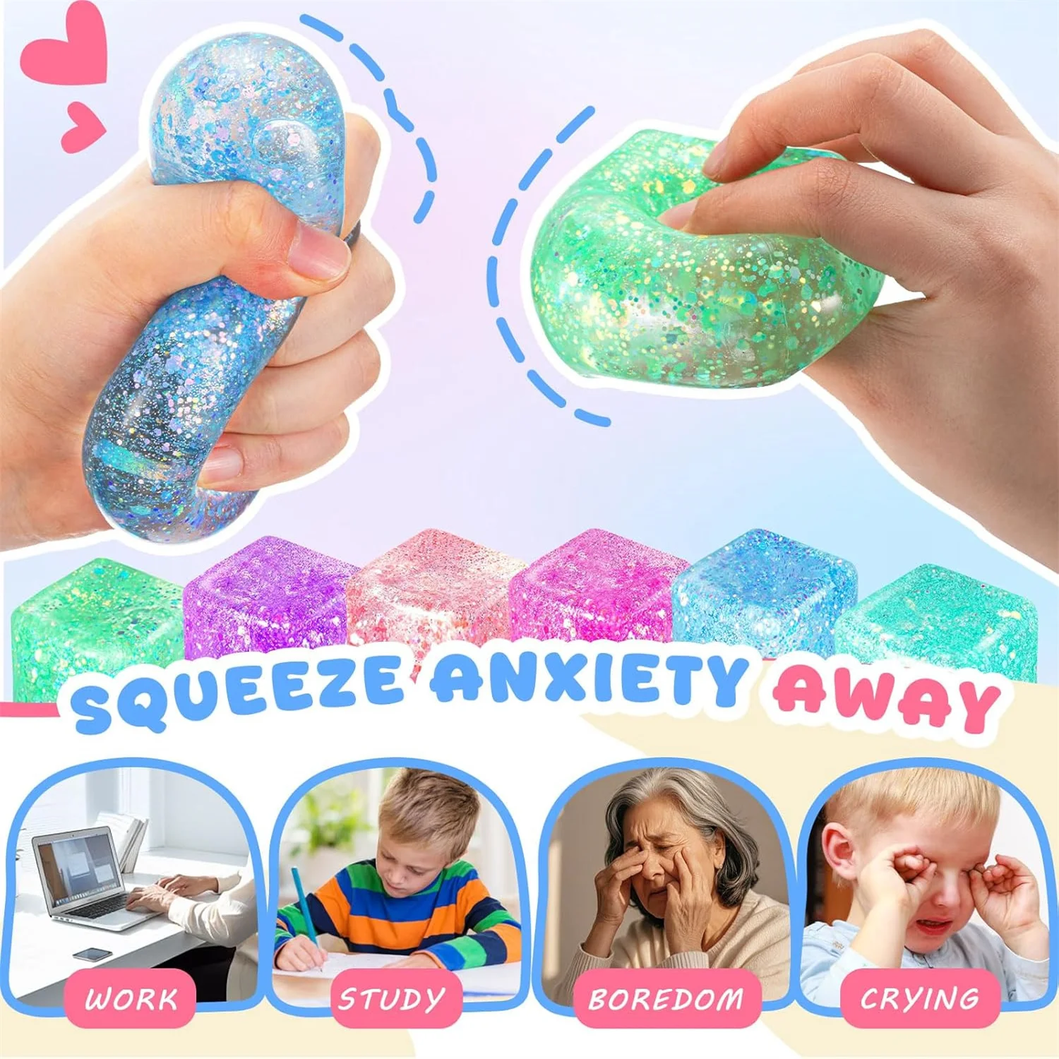 Cute Glitter Liquid Malt Sugar – Fidget Cube Original Bewertung und Preis