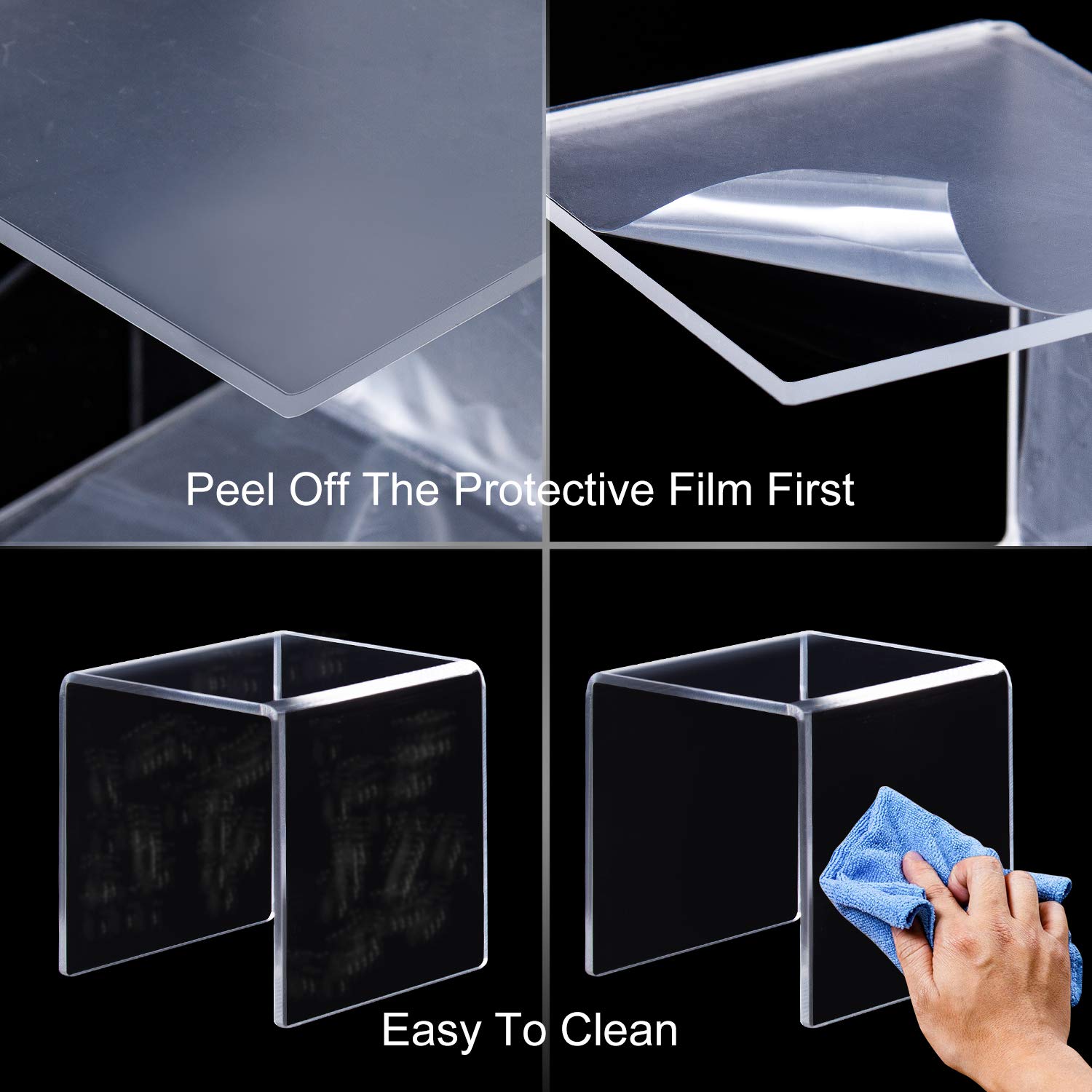 U Shape Acrylic Display Risers – Pop Display Shelf Bewertung und Preis