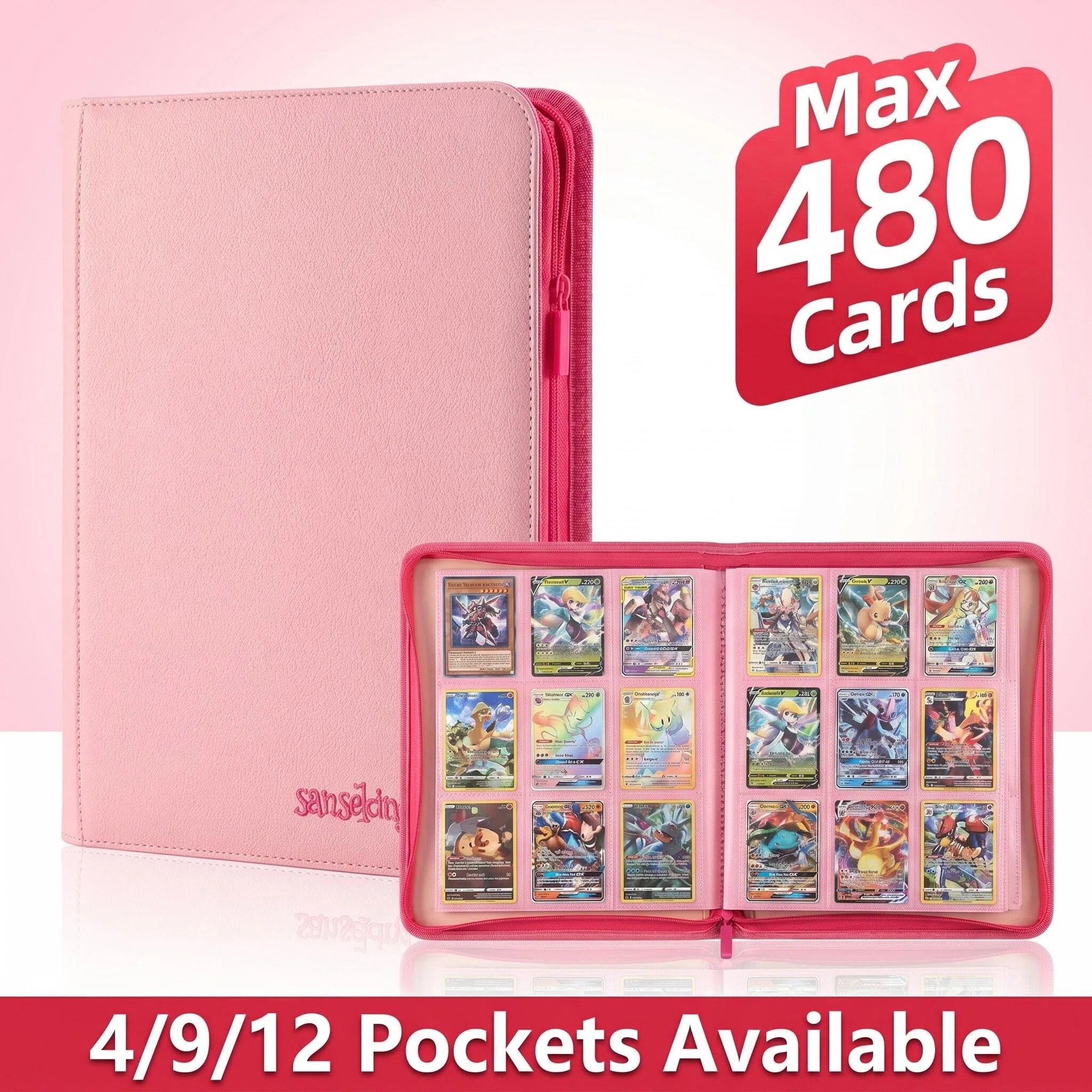 Sanseking Double-Sided Zipper  – Pokemon Binder Card Bewertung und Preis