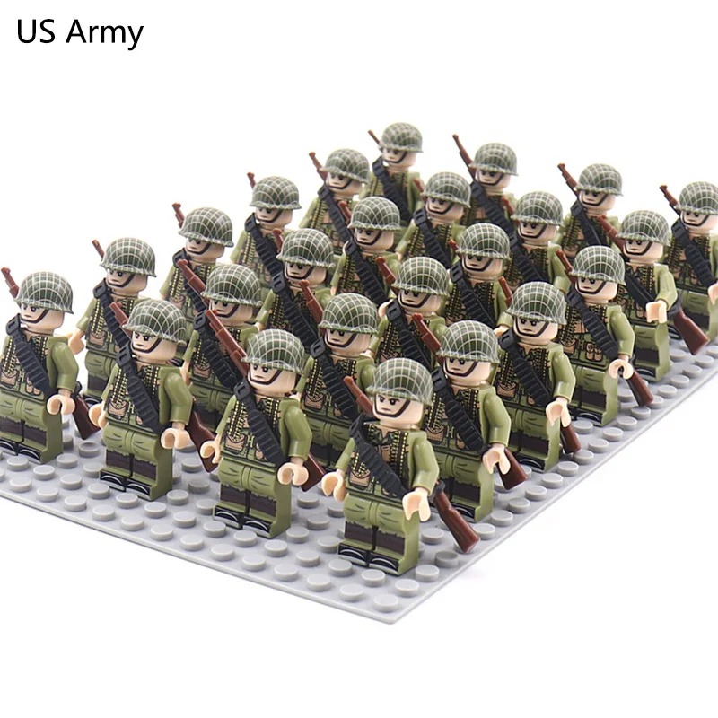 World War II military soldier  – Building Block Mini Bewertung und Preis