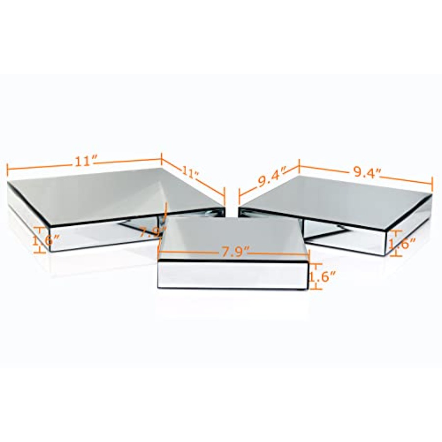 Mirror Display Riser Stands 3  – Display Risers Set Bewertung und Preis