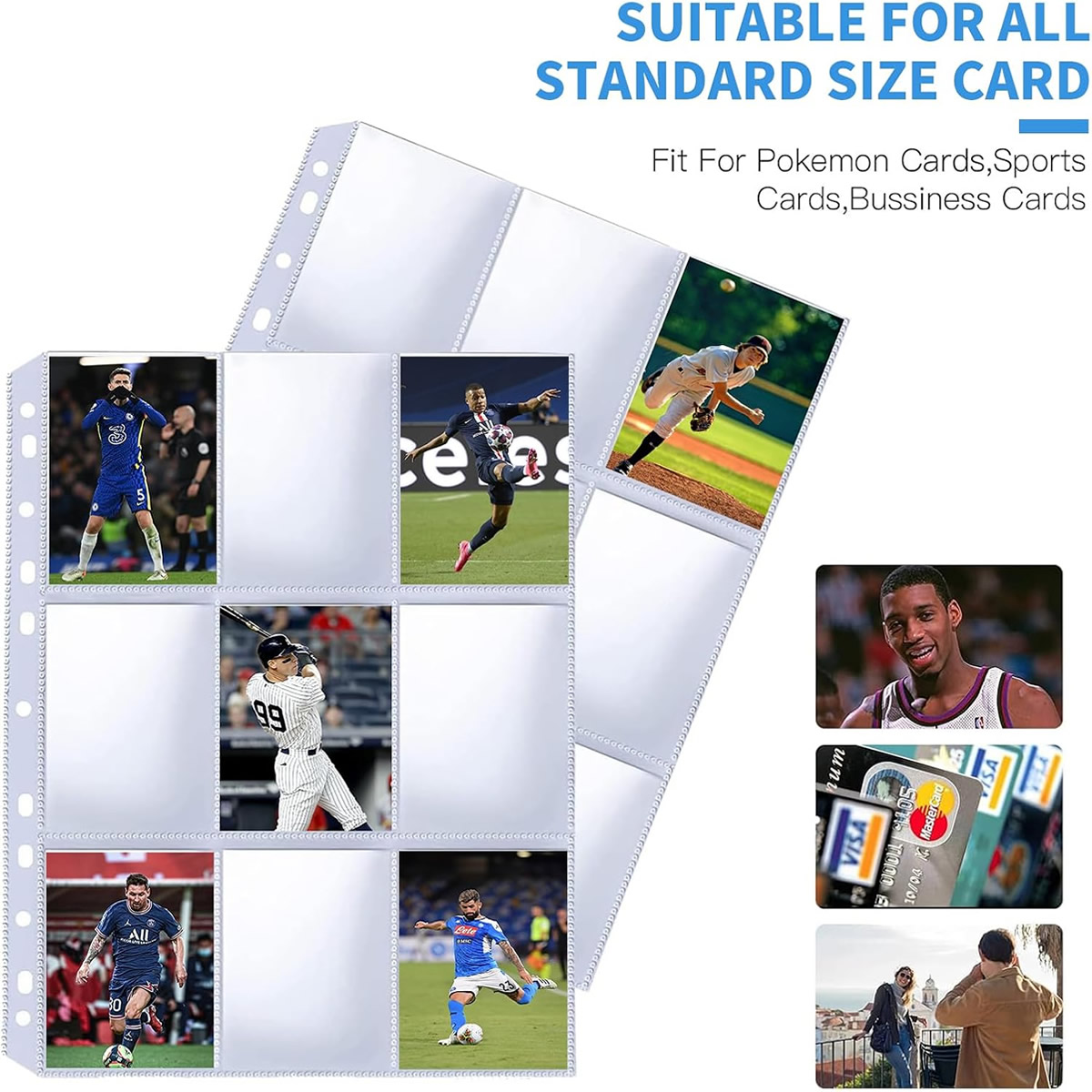 50 Pack 9 Pocket Card Sleeves  – Pokemon Binder Card Bewertung und Preis