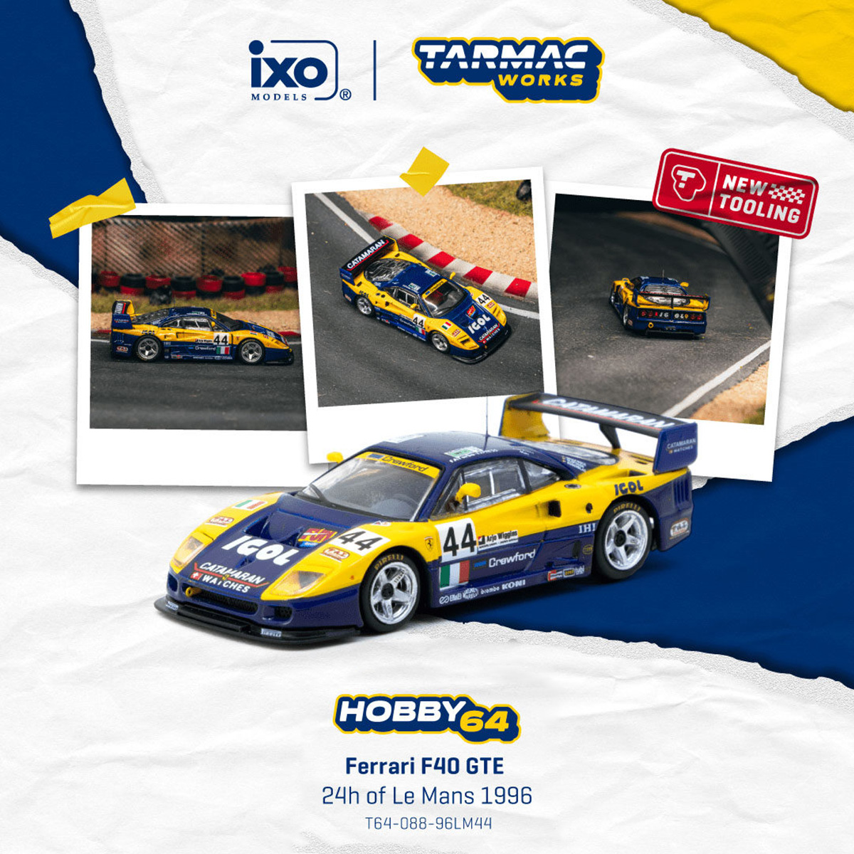In Stock TW 1:64 Ferrari F40 G – Die Cast Car 1 64 Bewertung und Preis