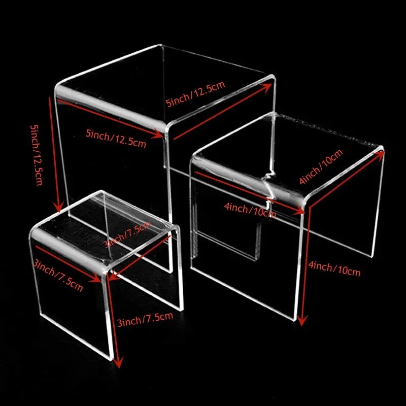 6pcs/Set Acrylic Display Stand – Display Risers Set Bewertung und Preis
