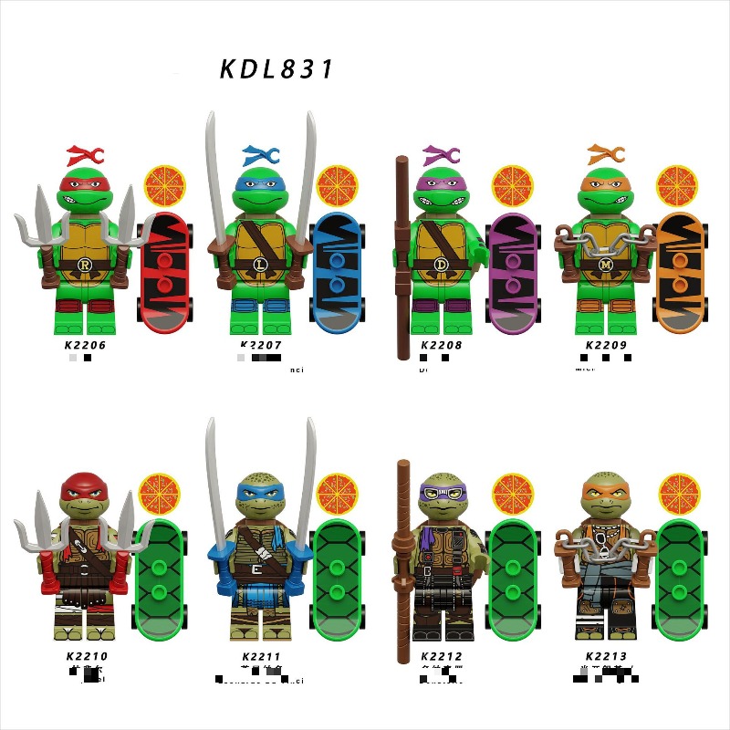 KDL831 cartoon series Teenage  – Building Block Mini Bewertung und Preis