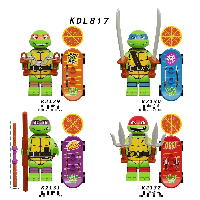 KDL831 cartoon series Teenage  – Building Block Mini Bewertung und Preis