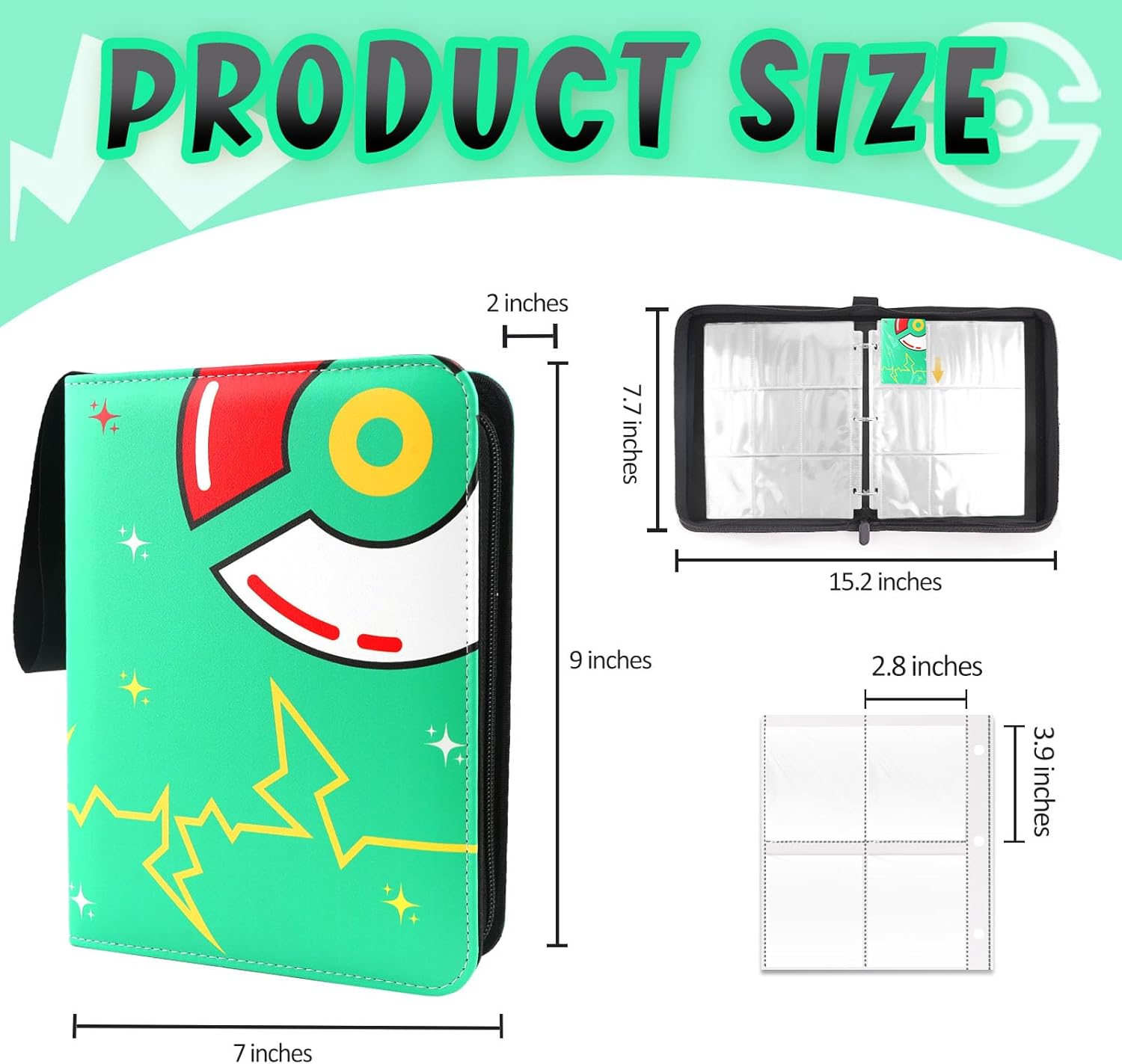 400 Pockets Card Binder with 5 – Trading Card Binder Bewertung und Preis