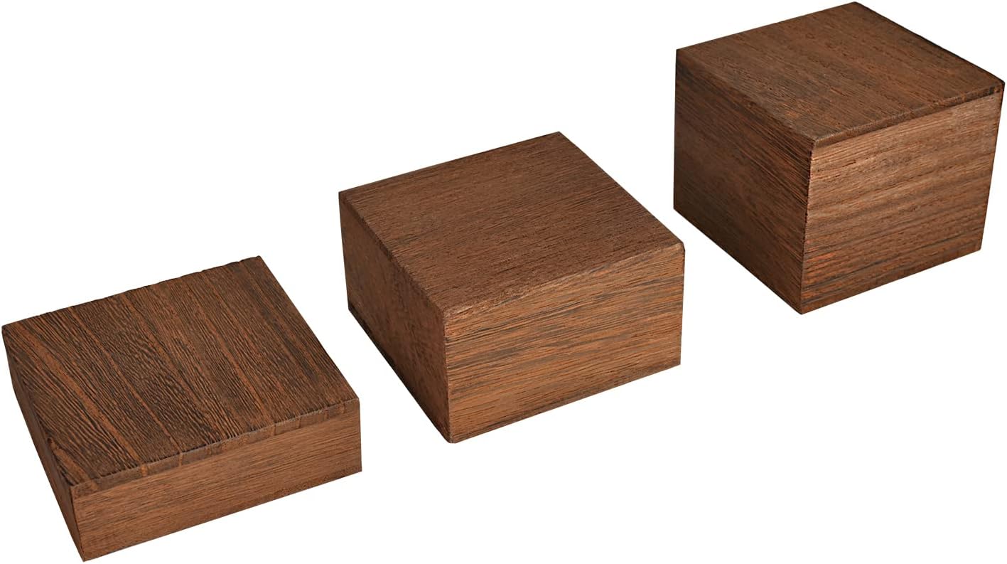 Wooden Display Risers Set - 3  – Display Risers Set Bewertung und Preis