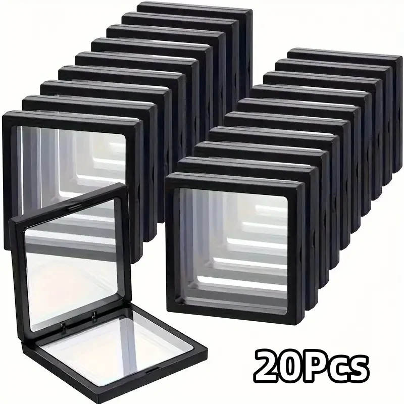 20Pcs Clearview 3D Floating Di – Display Case Acrylic Bewertung und Preis