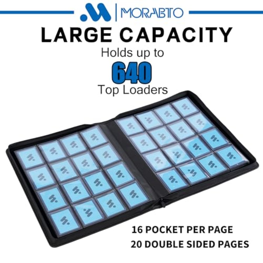 Toploader Binder Holds 640 Top – Card Top Loader Bewertung und Preis